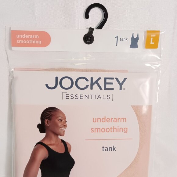 Jockey Underarm Smoothing Cooling Tank Nude XL NWT Wide Straps Light Support - Picture 6 of 6
